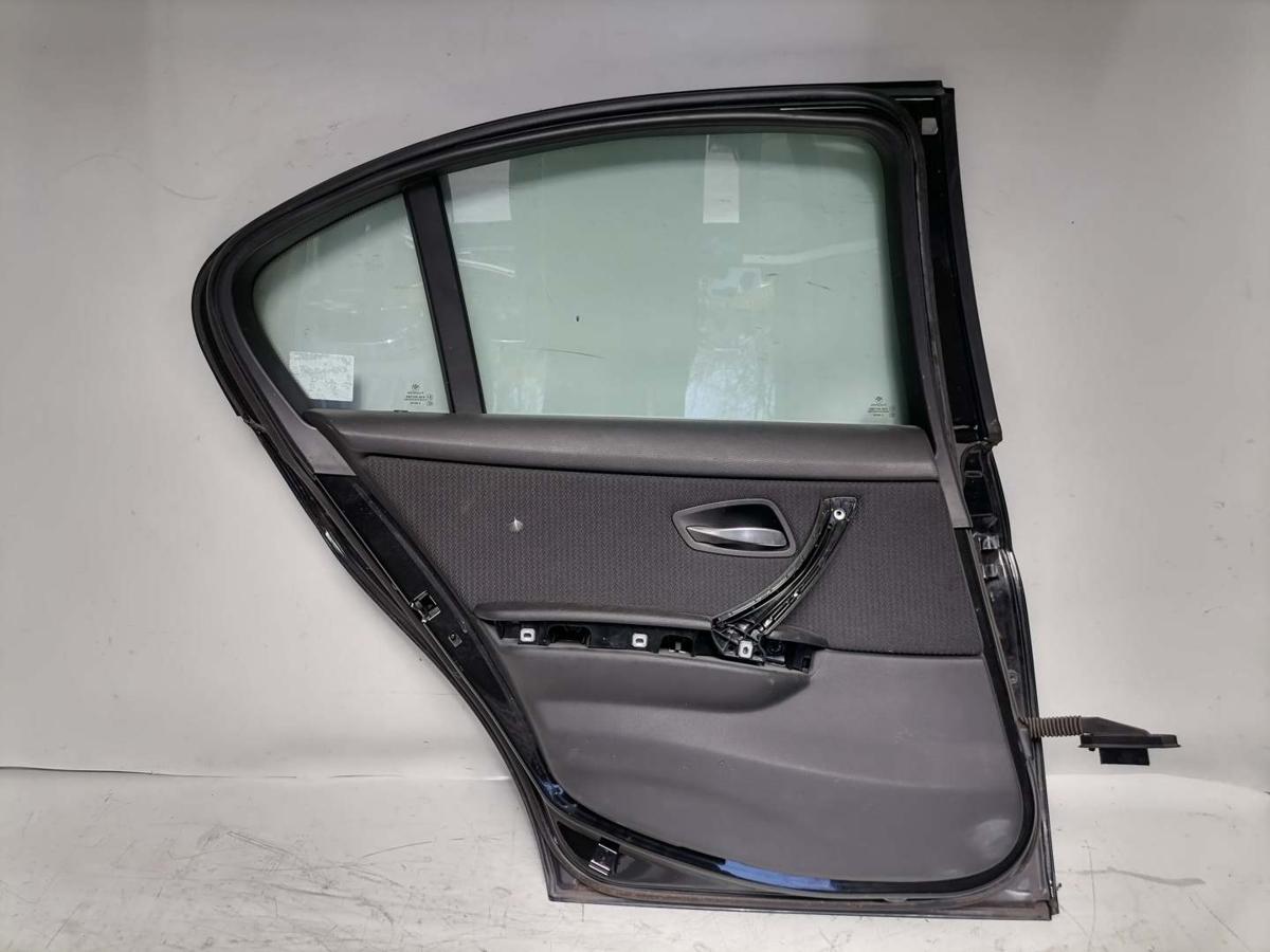 BMW 3er E90 original T&uuml;r hinten links Black Sapphire Limousine Rohbau Bj.2006